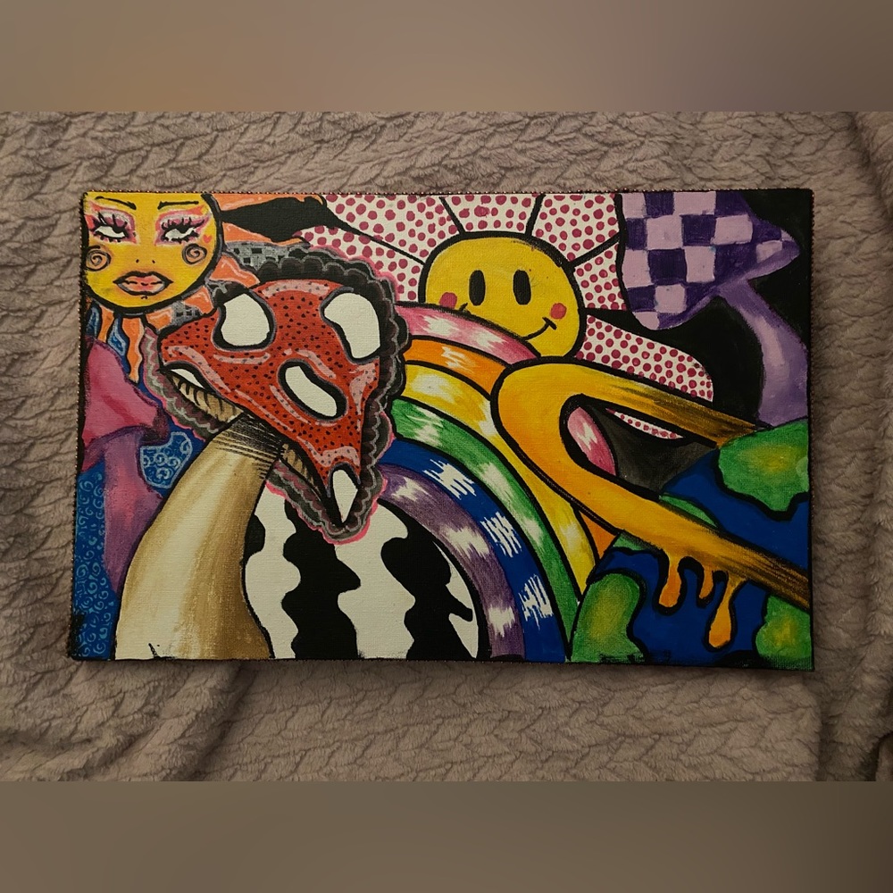 🍄psychedelic painting🍄
